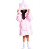 Cozy Noxxiez CH325 Jednorožec - hrejivá televízna mikinová deka s kapucňou - deti 7 - 12 r